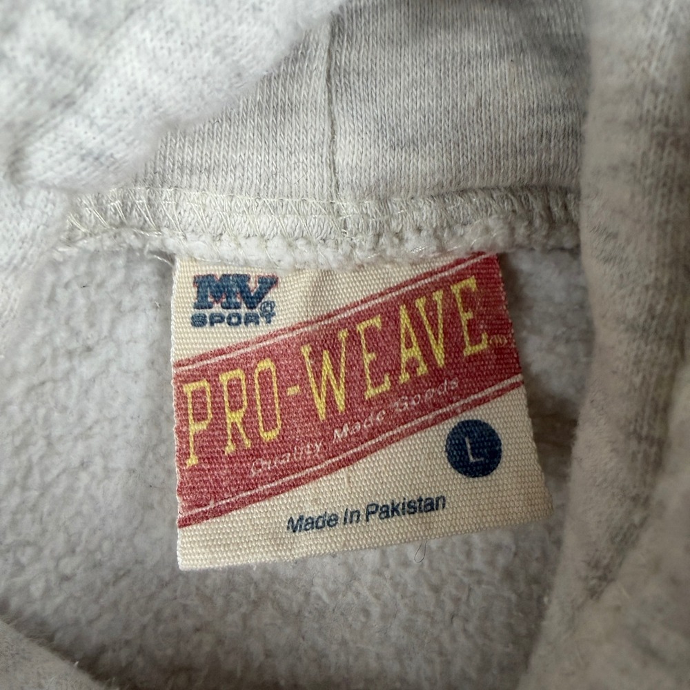 MV Sport Pro-Weave Harvard University Hoodie Gray Sweatshirt Large Collegiate - Picture 4 of 7